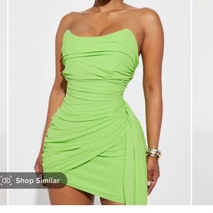 Lime Mini dress